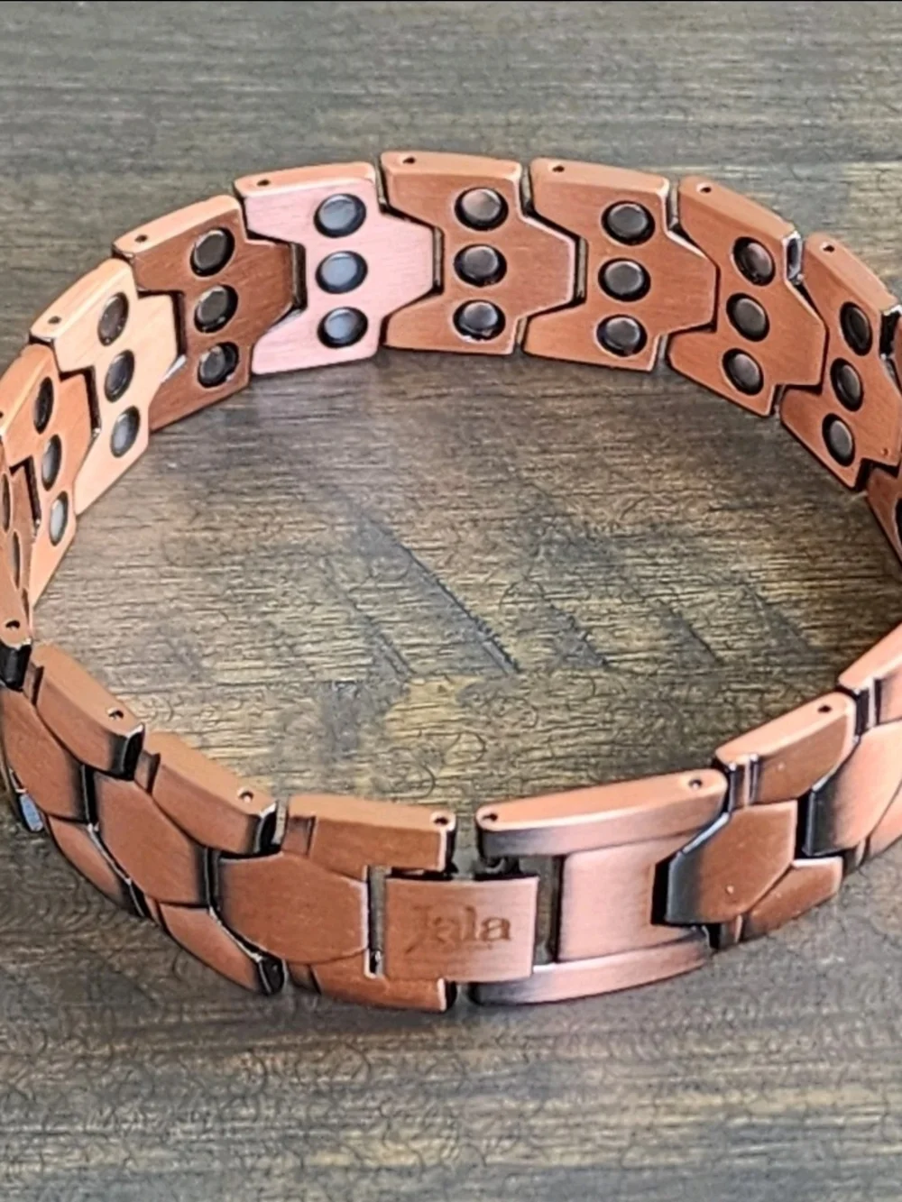 Genuine JalaStudios Pure Copper Magnetic Bracelet 51 Magnets Heavyweight 18mm